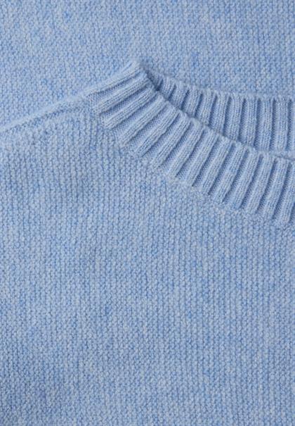 Cosy Dolman Pullover frosted blue mel.