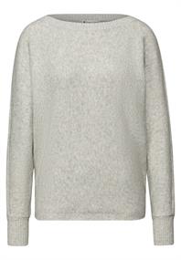 Cosy Dolman Pullover pelican grey mel.
