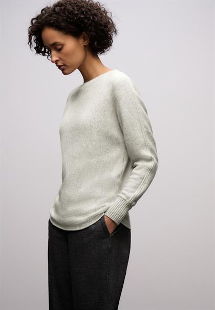 Cosy Dolman Pullover pelican grey mel.