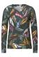 Cosy feel Shirt mit Print pine green melange