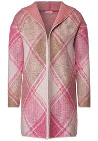 Cosy Jacquard Cardigan cosy coral