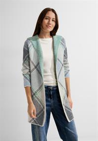 Cosy Jacquard Cardigan night sky blue