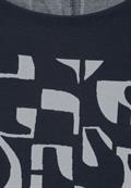 Cosy Jacquard Shirt deep blue
