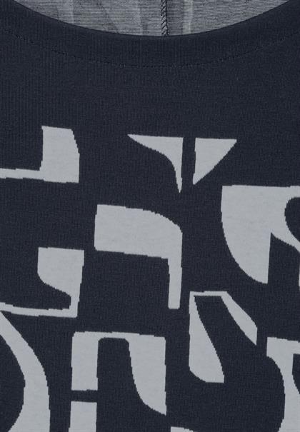 Cosy Jacquard Shirt deep blue