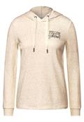 Cosy Kapuzenshirt alabaster beige melange