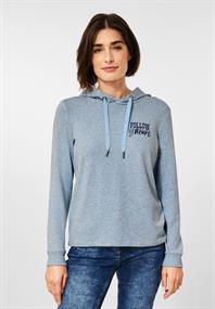 Cosy Kapuzenshirt tender blue melange