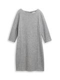 Cosy Kleid mit 3/4-Arm medium silver grey melange