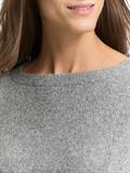Cosy Kleid mit 3/4-Arm medium silver grey melange