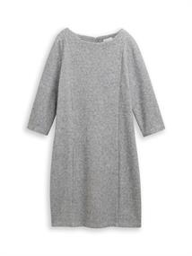 Cosy Kleid mit 3/4-Arm medium silver grey melange