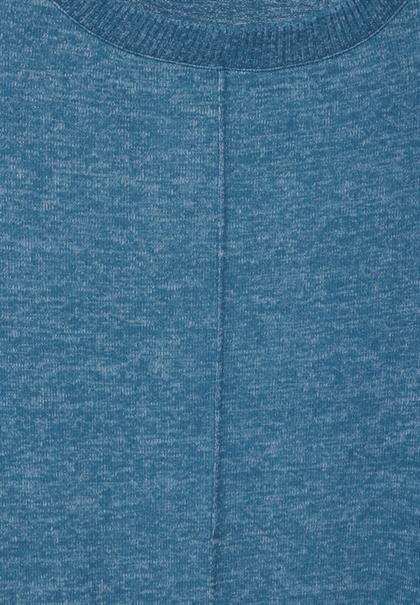 Cosy Langarmshirt aqua melange