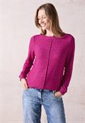 Cosy Langarmshirt jewel pink melange