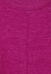 Cosy Langarmshirt jewel pink melange