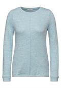 Cosy Langarmshirt turquoise melange