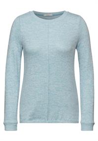 Cosy Langarmshirt turquoise melange