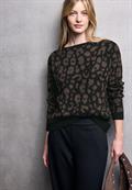 Cosy Leo Pullover black