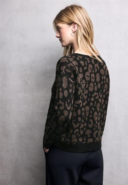 Cosy Leo Pullover black