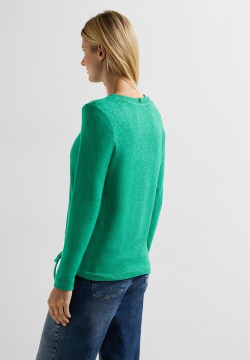 cosy-melange-langarmshirt-easy-green-melange