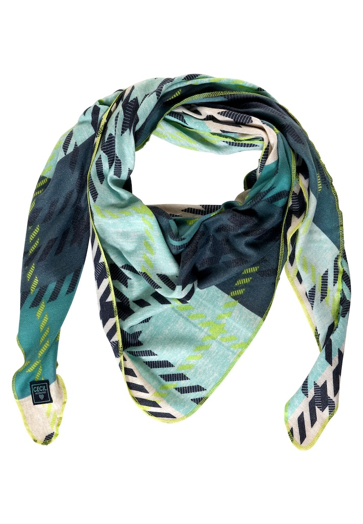 Cecil Damen Accessoires B571874 Petrol Blue - viskose