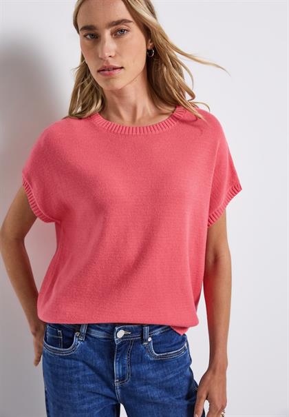 Cosy Pullover almond coral
