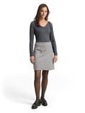 Cosy Rock in Melange-Optik medium silver grey melange