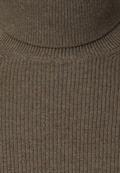 Cosy Rollkragenpullover dune brown melange