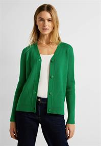 Cosy Strick Cardigan bright green melange