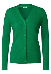 Cosy Strick Cardigan bright green melange