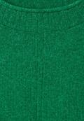 Cosy Strickpullover bright green melange