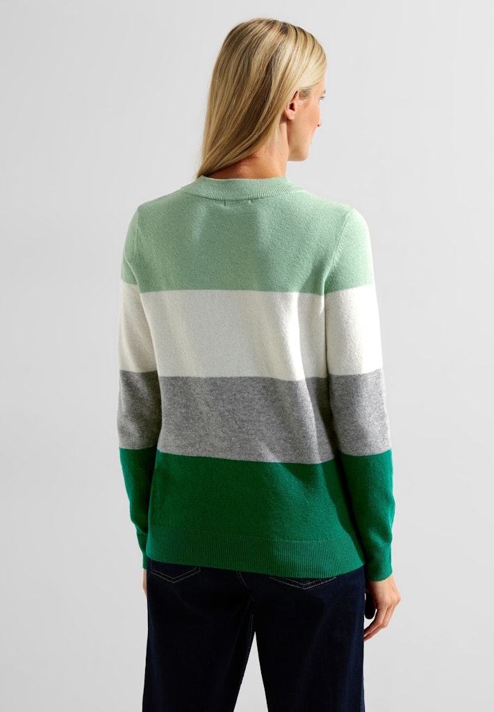 Cosy Cecil green kaufen Pullover bequem sage online melange clear Strickpullover bei Damen