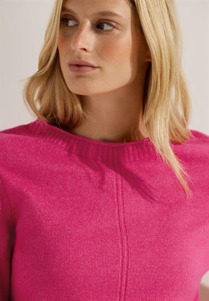 Cosy Strickpullover cosy coral melange