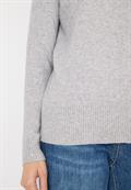 Cosy Turtleneck Pullover luna grey melange