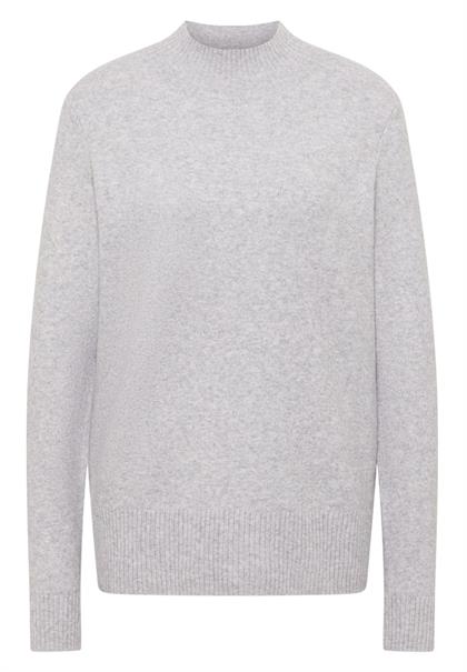 Cosy Turtleneck Pullover luna grey melange