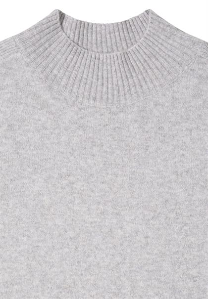 Cosy Turtleneck Pullover luna grey melange