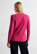 Cosy Zopfmuster Pullover cosy coral melange