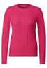 Cosy Zopfmuster Pullover cosy coral melange