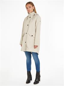 COTTON BLEND PARKA light sandalwood