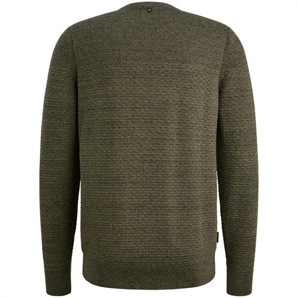 cotton mouline (organic) dusky green