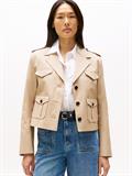 COTTON REGULAR LADY JACKET beige