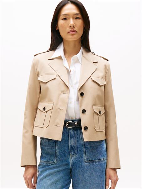 COTTON REGULAR LADY JACKET beige