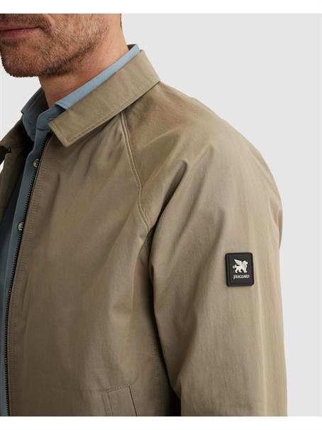 Cotton short jacket brindle