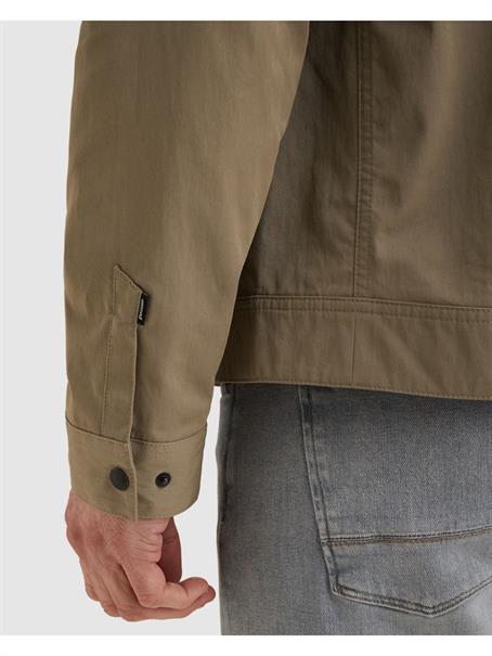 Cotton short jacket brindle