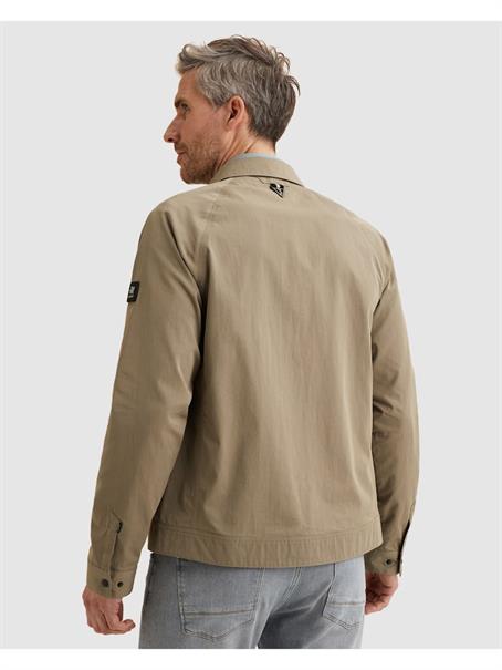 Cotton short jacket brindle