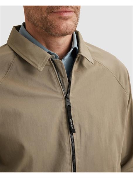 Cotton short jacket brindle