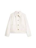 COTTON SHORT JACKET light silt