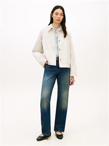 COTTON SHORT JACKET light silt