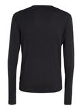 COTTON SILK BLEND CN SWEATER ck black