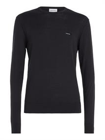 COTTON SILK BLEND CN SWEATER ck black