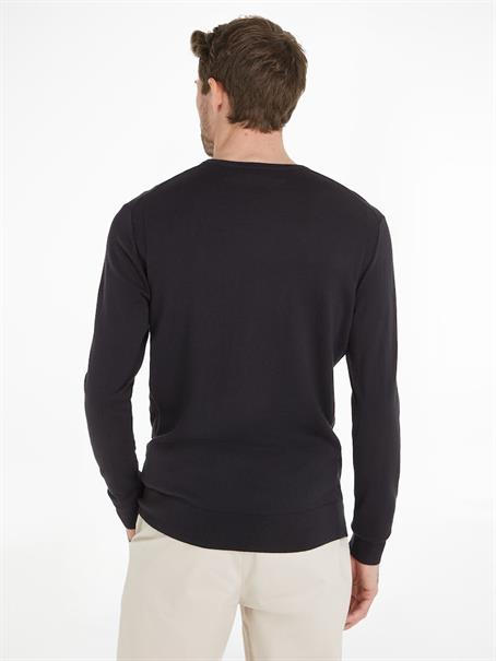 COTTON SILK BLEND CN SWEATER ck black