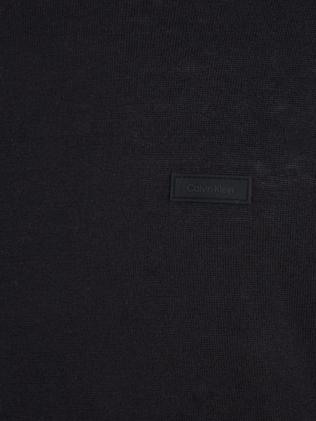 COTTON SILK BLEND CN SWEATER ck black