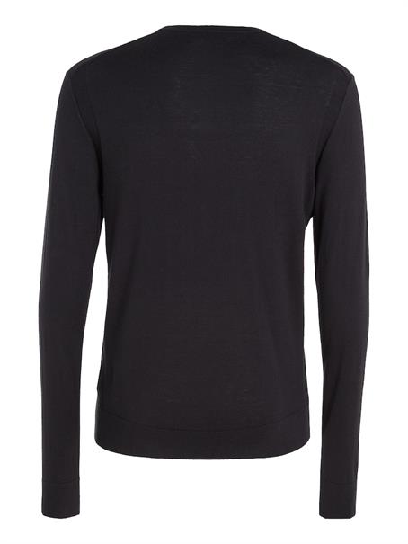 COTTON SILK BLEND CN SWEATER ck black